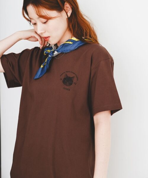 le.coeur blanc / ルクールブラン Tシャツ | Regency Worksネコプリント×モチーフT | 詳細11