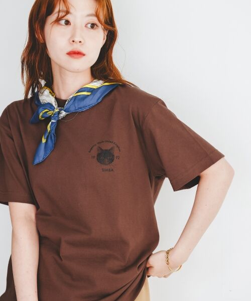 le.coeur blanc / ルクールブラン Tシャツ | Regency Worksネコプリント×モチーフT | 詳細12