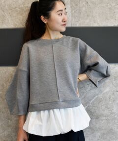 le.coeur blanc / ルクールブラン カットソー | TORRAZZO DONNAバルーン裾トップス