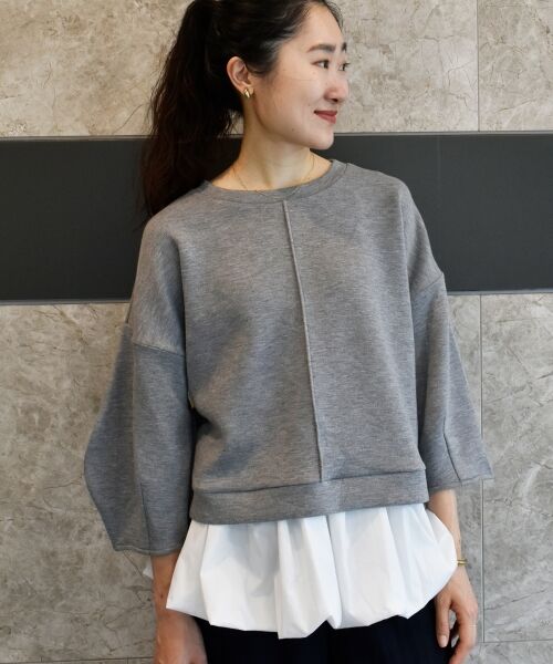 le.coeur blanc / ルクールブラン カットソー | TORRAZZO DONNAバルーン裾トップス | 詳細11