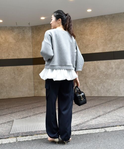 le.coeur blanc / ルクールブラン カットソー | TORRAZZO DONNAバルーン裾トップス | 詳細16