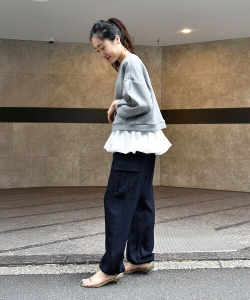 le.coeur blanc / ルクールブラン カットソー | TORRAZZO DONNAバルーン裾トップス | 詳細17