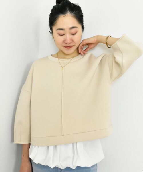 le.coeur blanc / ルクールブラン カットソー | TORRAZZO DONNAバルーン裾トップス | 詳細2