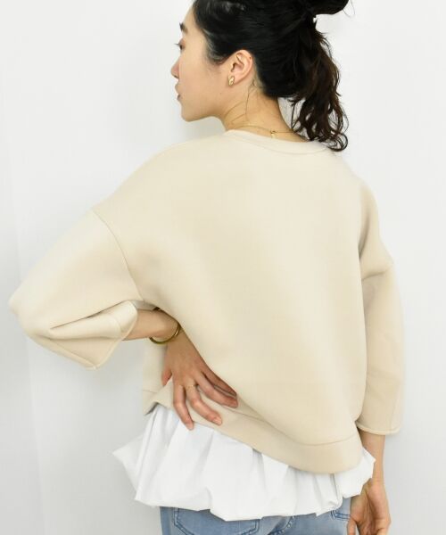 le.coeur blanc / ルクールブラン カットソー | TORRAZZO DONNAバルーン裾トップス | 詳細5