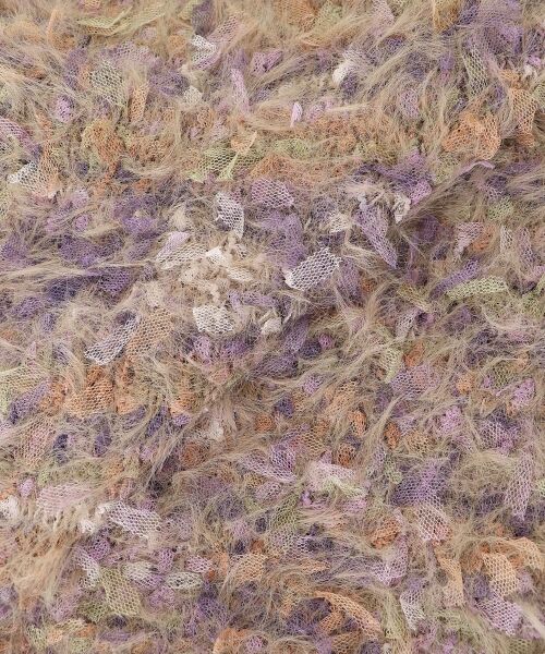 le.coeur blanc / ルクールブラン ベスト | TORRAZZO DONNAチュール×シャギーニットベスト | 詳細28