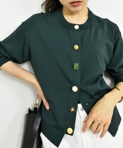 le.coeur blanc / ルクールブラン カーディガン・ボレロ | TORRAZZO DONNA ビジューカーディガン