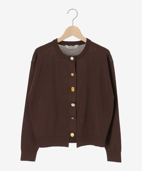le.coeur blanc / ルクールブラン カーディガン・ボレロ | TORRAZZO DONNA ビジューカーディガン | 詳細12