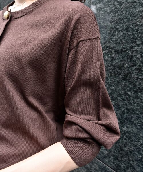 le.coeur blanc / ルクールブラン カーディガン・ボレロ | TORRAZZO DONNA ビジューカーディガン | 詳細18