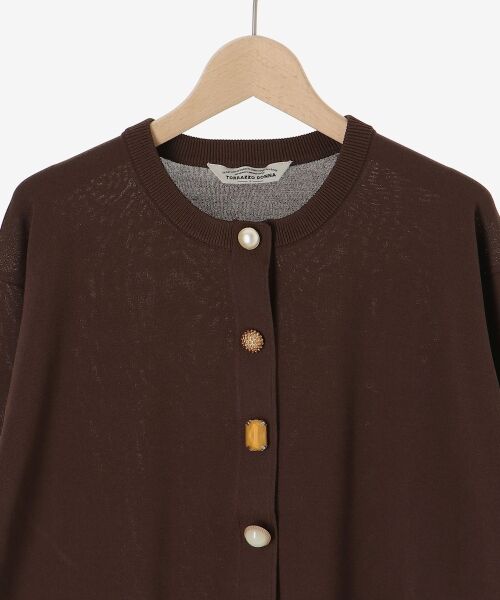 le.coeur blanc / ルクールブラン カーディガン・ボレロ | TORRAZZO DONNA ビジューカーディガン | 詳細26