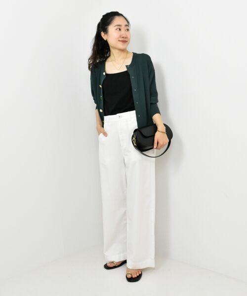 le.coeur blanc / ルクールブラン カーディガン・ボレロ | TORRAZZO DONNA ビジューカーディガン | 詳細8
