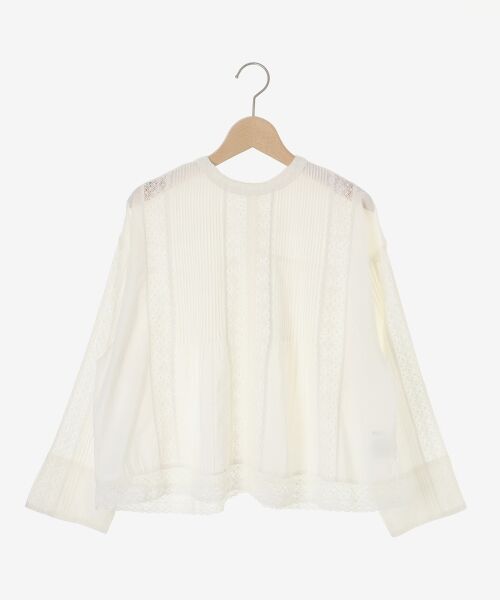 le.coeur blanc / ルクールブラン シャツ・ブラウス | 《手洗い可能》Fanaka別注リバーレースブラウス | 詳細1