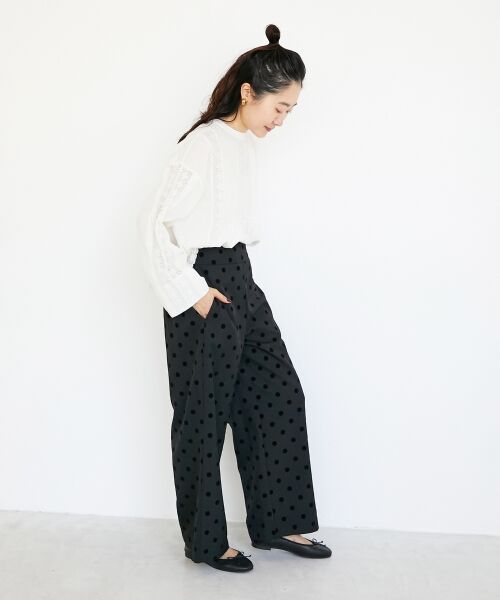 le.coeur blanc / ルクールブラン シャツ・ブラウス | 《手洗い可能》Fanaka別注リバーレースブラウス | 詳細15