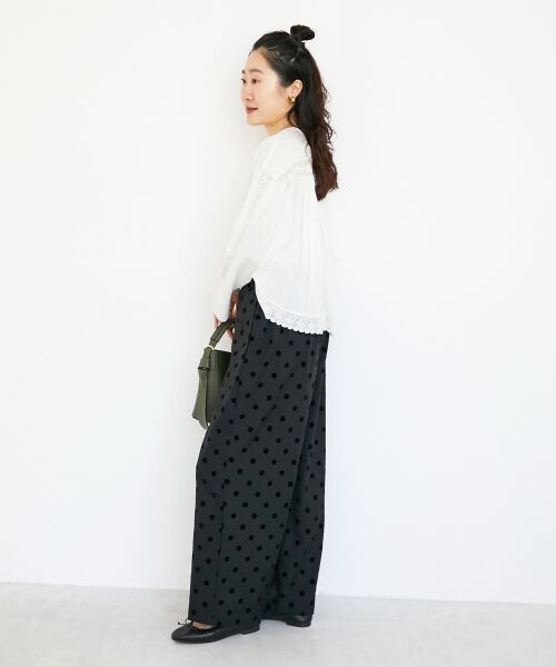 le.coeur blanc / ルクールブラン シャツ・ブラウス | 《手洗い可能》Fanaka別注リバーレースブラウス | 詳細16