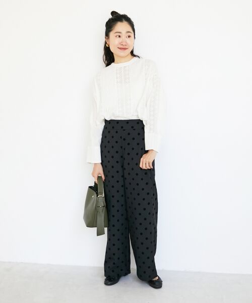 le.coeur blanc / ルクールブラン シャツ・ブラウス | 《手洗い可能》Fanaka別注リバーレースブラウス | 詳細17