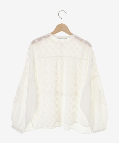 le.coeur blanc / ルクールブラン シャツ・ブラウス | 《手洗い可能》Fanakaミックス刺しゅうレースブラウス | 詳細12