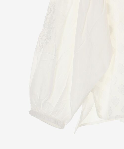 le.coeur blanc / ルクールブラン シャツ・ブラウス | 《手洗い可能》Fanakaミックス刺しゅうレースブラウス | 詳細14