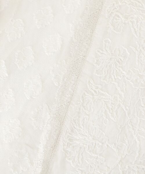 le.coeur blanc / ルクールブラン シャツ・ブラウス | 《手洗い可能》Fanakaミックス刺しゅうレースブラウス | 詳細15