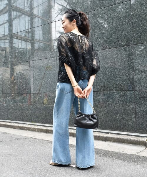 le.coeur blanc / ルクールブラン シャツ・ブラウス | TORRAZZO DONNAスパンコールドルマンブラウス | 詳細21