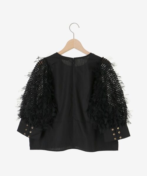 le.coeur blanc / ルクールブラン シャツ・ブラウス | TORRAZZO DONNA袖チュールブラウス | 詳細23