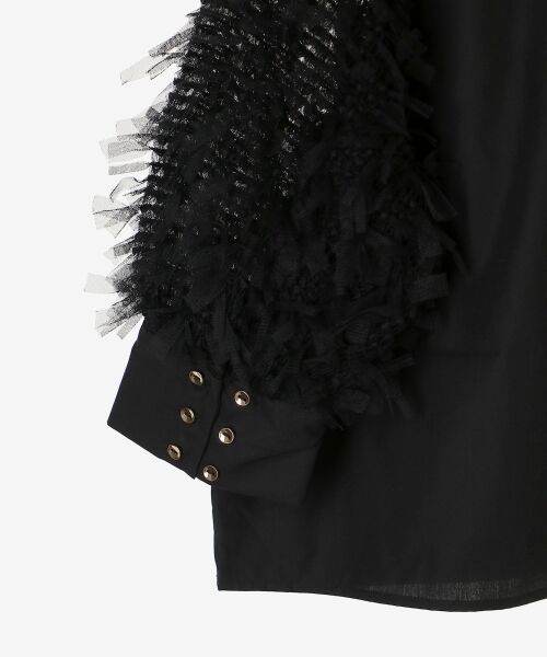 le.coeur blanc / ルクールブラン シャツ・ブラウス | TORRAZZO DONNA袖チュールブラウス | 詳細25