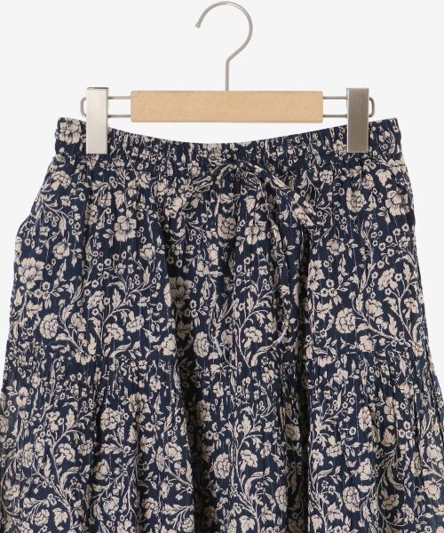 le.coeur blanc / ルクールブラン ロング・マキシ丈スカート | 《手洗い可能》Fanaka別注フラワー×ストライプスカート | 詳細19