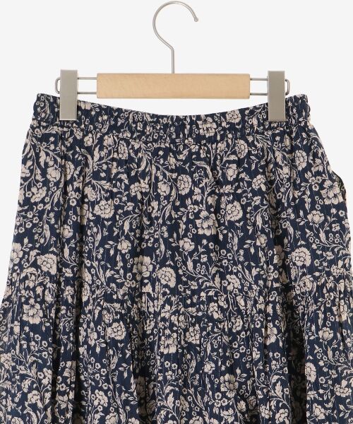 le.coeur blanc / ルクールブラン ロング・マキシ丈スカート | 《手洗い可能》Fanaka別注フラワー×ストライプスカート | 詳細20