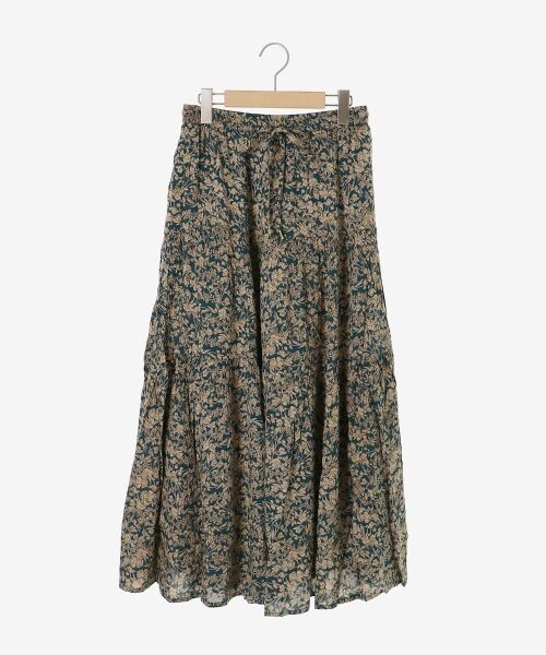 le.coeur blanc / ルクールブラン ロング・マキシ丈スカート | 《手洗い可能》Fanaka別注フラワープリントスカート | 詳細1