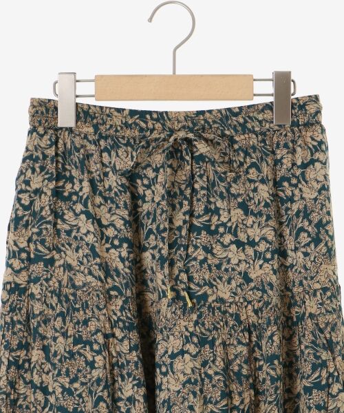 le.coeur blanc / ルクールブラン ロング・マキシ丈スカート | 《手洗い可能》Fanaka別注フラワープリントスカート | 詳細10