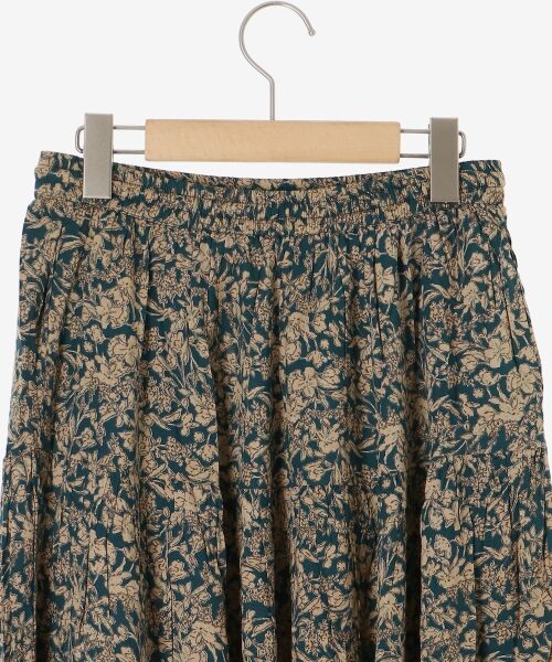 le.coeur blanc / ルクールブラン ロング・マキシ丈スカート | 《手洗い可能》Fanaka別注フラワープリントスカート | 詳細11