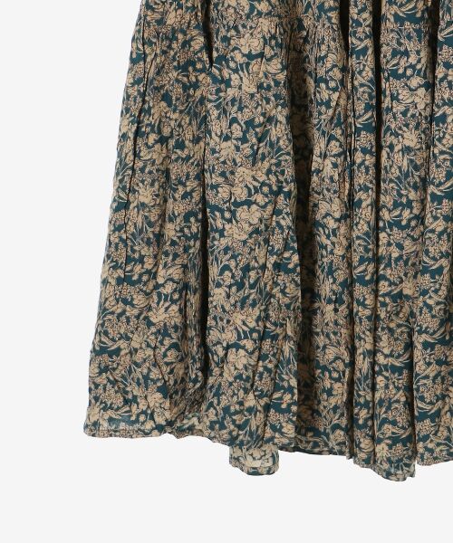 le.coeur blanc / ルクールブラン ロング・マキシ丈スカート | 《手洗い可能》Fanaka別注フラワープリントスカート | 詳細12