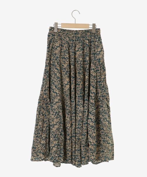 le.coeur blanc / ルクールブラン ロング・マキシ丈スカート | 《手洗い可能》Fanaka別注フラワープリントスカート | 詳細9