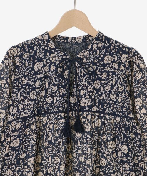 le.coeur blanc / ルクールブラン ロング・マキシ丈ワンピース | 《手洗い可能》Fanaka別注フラワー×ストライプワンピース | 詳細23