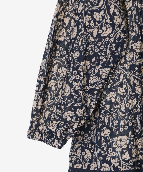 le.coeur blanc / ルクールブラン ロング・マキシ丈ワンピース | 《手洗い可能》Fanaka別注フラワー×ストライプワンピース | 詳細24