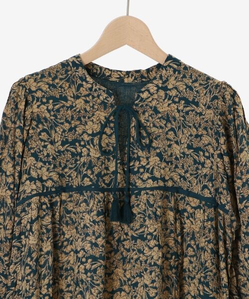 le.coeur blanc / ルクールブラン ロング・マキシ丈ワンピース | 《手洗い可能》Fanaka別注フラワープリントワンピース | 詳細19