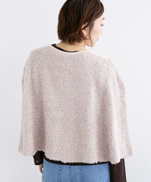 le.coeur blanc / ルクールブラン カーディガン・ボレロ | 《手洗い可能》TORRAZZO DONNA別注 フレアケープニットカーデ | 詳細15