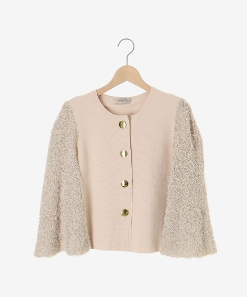 le.coeur blanc / ルクールブラン カーディガン・ボレロ | 《手洗い可能》TORRAZZO DONNA別注 フレアケープニットカーデ | 詳細7