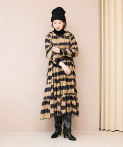 le.coeur blanc / ルクールブラン ロング・マキシ丈ワンピース | 《手洗い可能》Fanakaタイダイプリントワンピース