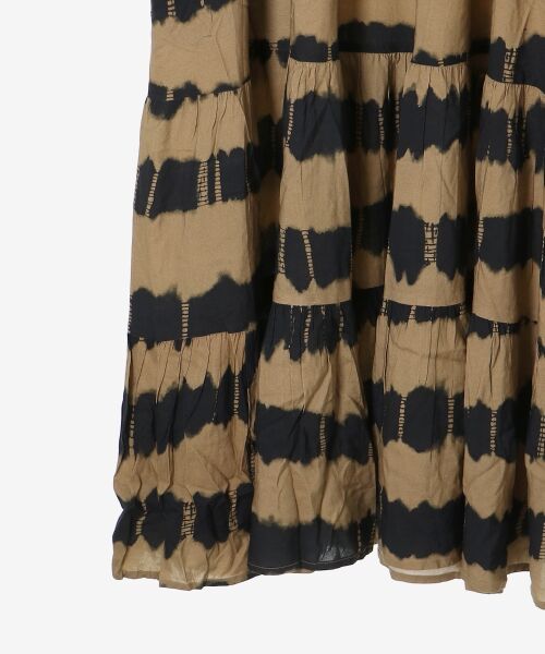 le.coeur blanc / ルクールブラン ロング・マキシ丈ワンピース | 《手洗い可能》Fanakaタイダイプリントワンピース | 詳細10