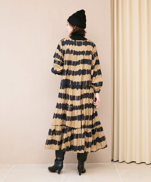 le.coeur blanc / ルクールブラン ロング・マキシ丈ワンピース | 《手洗い可能》Fanakaタイダイプリントワンピース | 詳細5