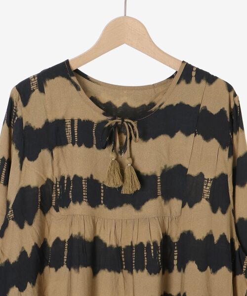 le.coeur blanc / ルクールブラン ロング・マキシ丈ワンピース | 《手洗い可能》Fanakaタイダイプリントワンピース | 詳細8