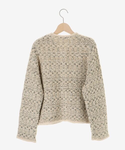 le.coeur blanc / ルクールブラン その他アウター | 《手洗い可能》TORRAZZO DONNAツイードニットジャケット | 詳細10
