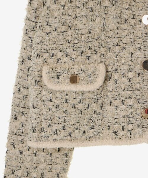 le.coeur blanc / ルクールブラン その他アウター | 《手洗い可能》TORRAZZO DONNAツイードニットジャケット | 詳細13
