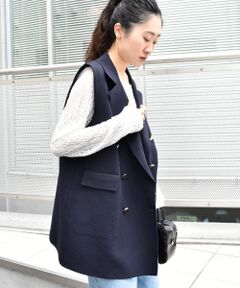 le.coeur blanc / ルクールブラン その他アウター | 《手洗い可能》TORRAZZO DONNAミラノリブニットベスト