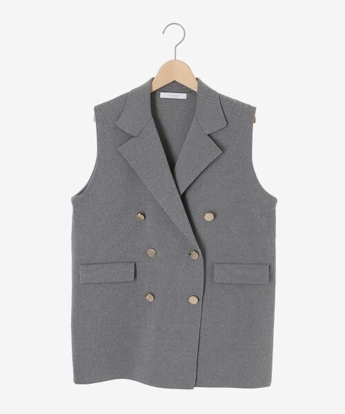 le.coeur blanc / ルクールブラン その他アウター | 《手洗い可能》TORRAZZO DONNAミラノリブニットベスト | 詳細1