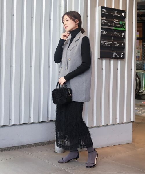 le.coeur blanc / ルクールブラン その他アウター | 《手洗い可能》TORRAZZO DONNAミラノリブニットベスト | 詳細11