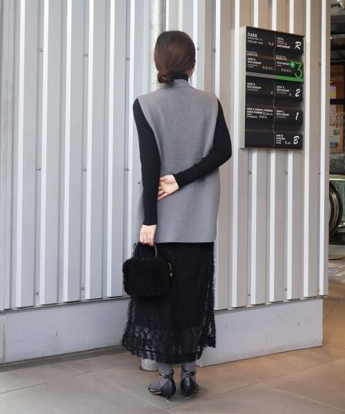 le.coeur blanc / ルクールブラン その他アウター | 《手洗い可能》TORRAZZO DONNAミラノリブニットベスト | 詳細12