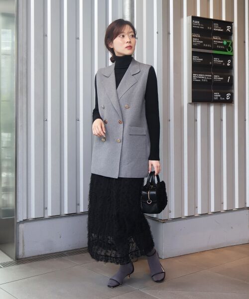 le.coeur blanc / ルクールブラン その他アウター | 《手洗い可能》TORRAZZO DONNAミラノリブニットベスト | 詳細13