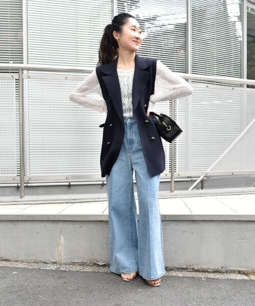 le.coeur blanc / ルクールブラン その他アウター | 《手洗い可能》TORRAZZO DONNAミラノリブニットベスト | 詳細23