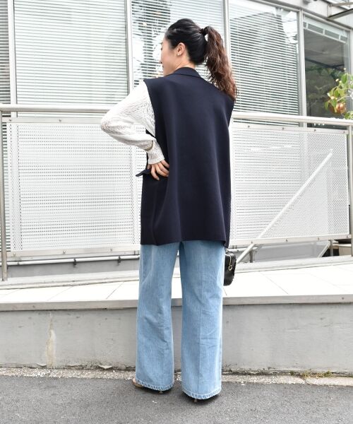 le.coeur blanc / ルクールブラン その他アウター | 《手洗い可能》TORRAZZO DONNAミラノリブニットベスト | 詳細25