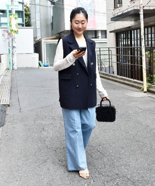 le.coeur blanc / ルクールブラン その他アウター | 《手洗い可能》TORRAZZO DONNAミラノリブニットベスト | 詳細26